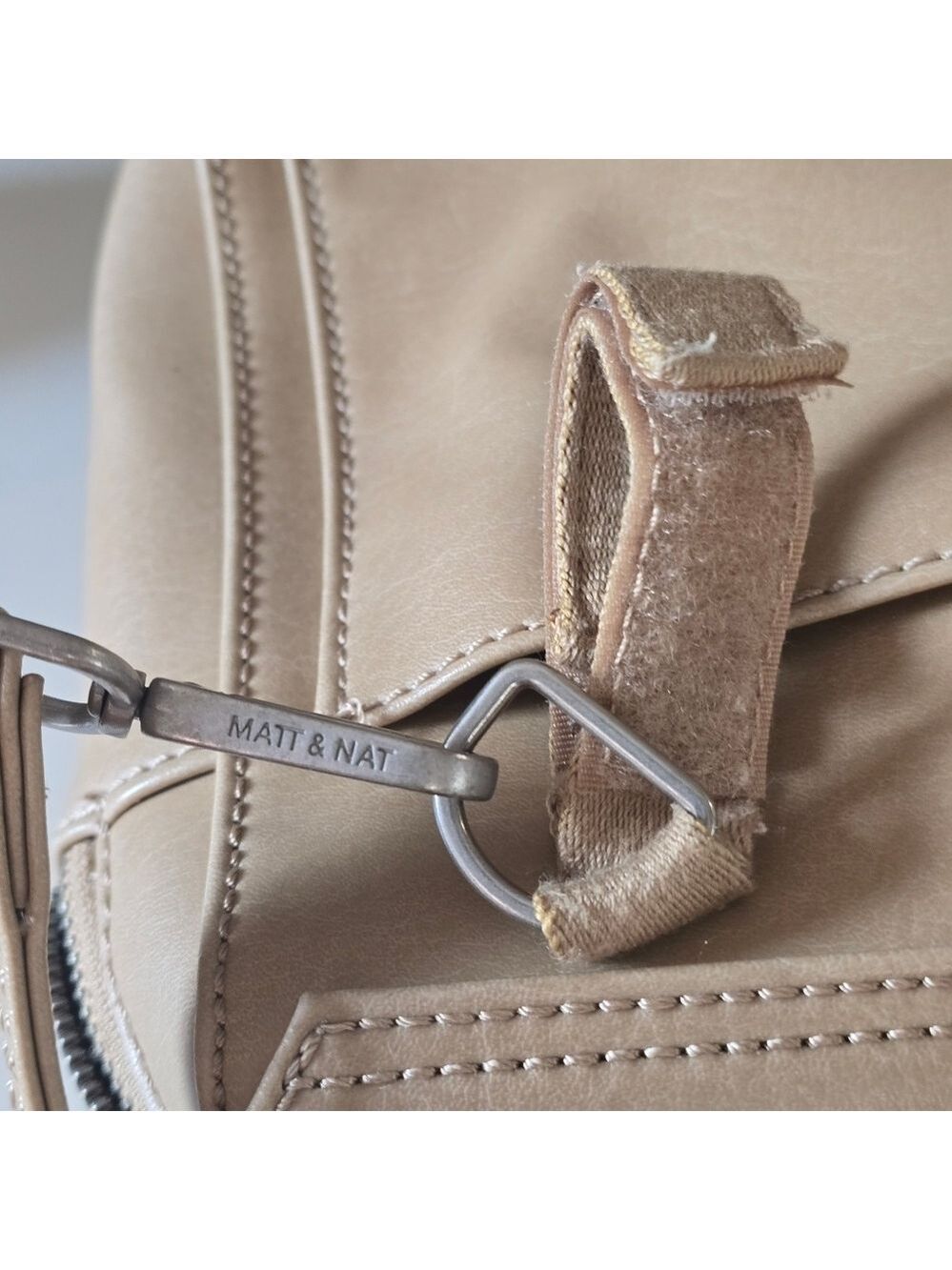 Matt & Nat Elegant Tan Cross Boby Vegan Handbag - Picture 8 of 9